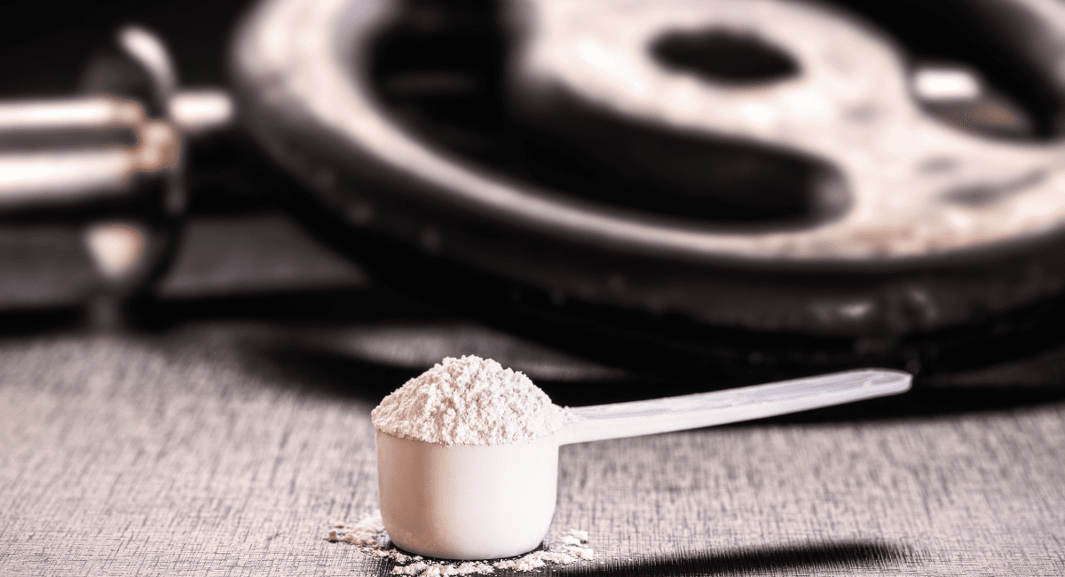 scoop of creatine powder