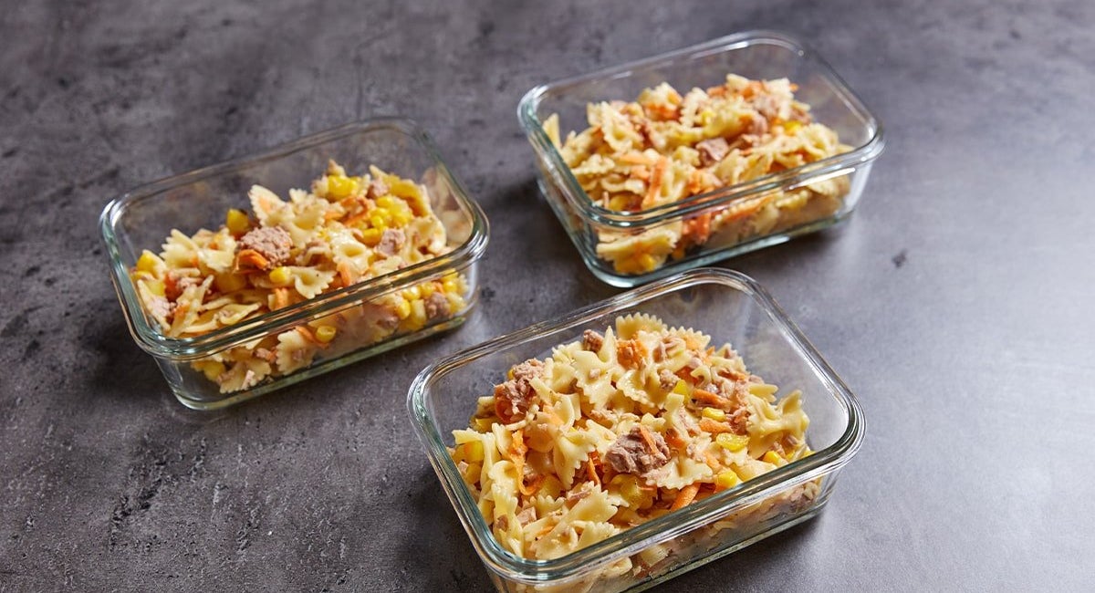 pasta salad meal prep