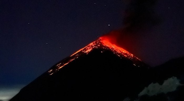 Acatenango volcano