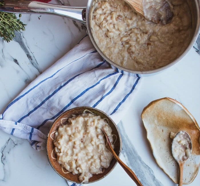 apple pie protein porridge