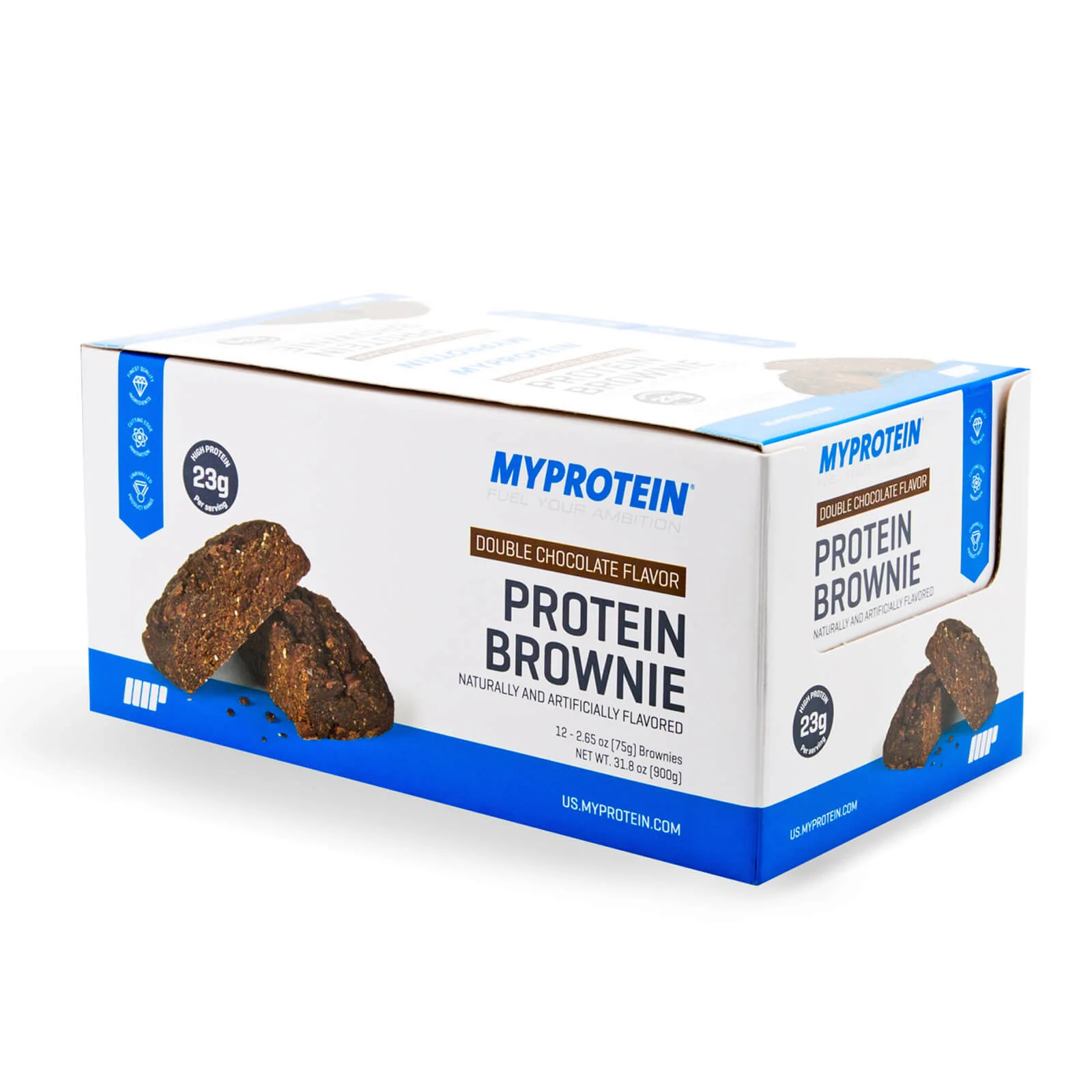 Protein Brownie (12 x 2.06 Oz) - 12 x 2.6Oz - Chocolate Image 1