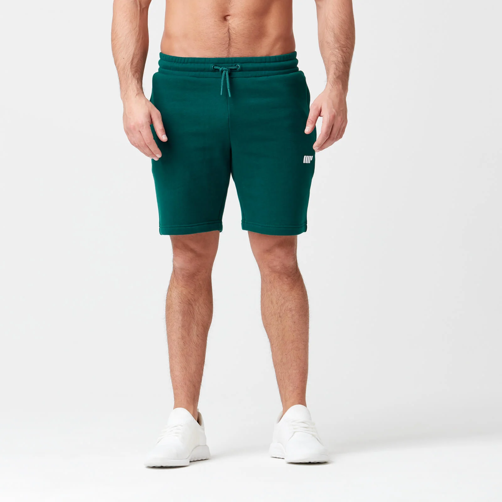 Tru-Fit Zip Sweatshorts - XS - Dark Green Image 1