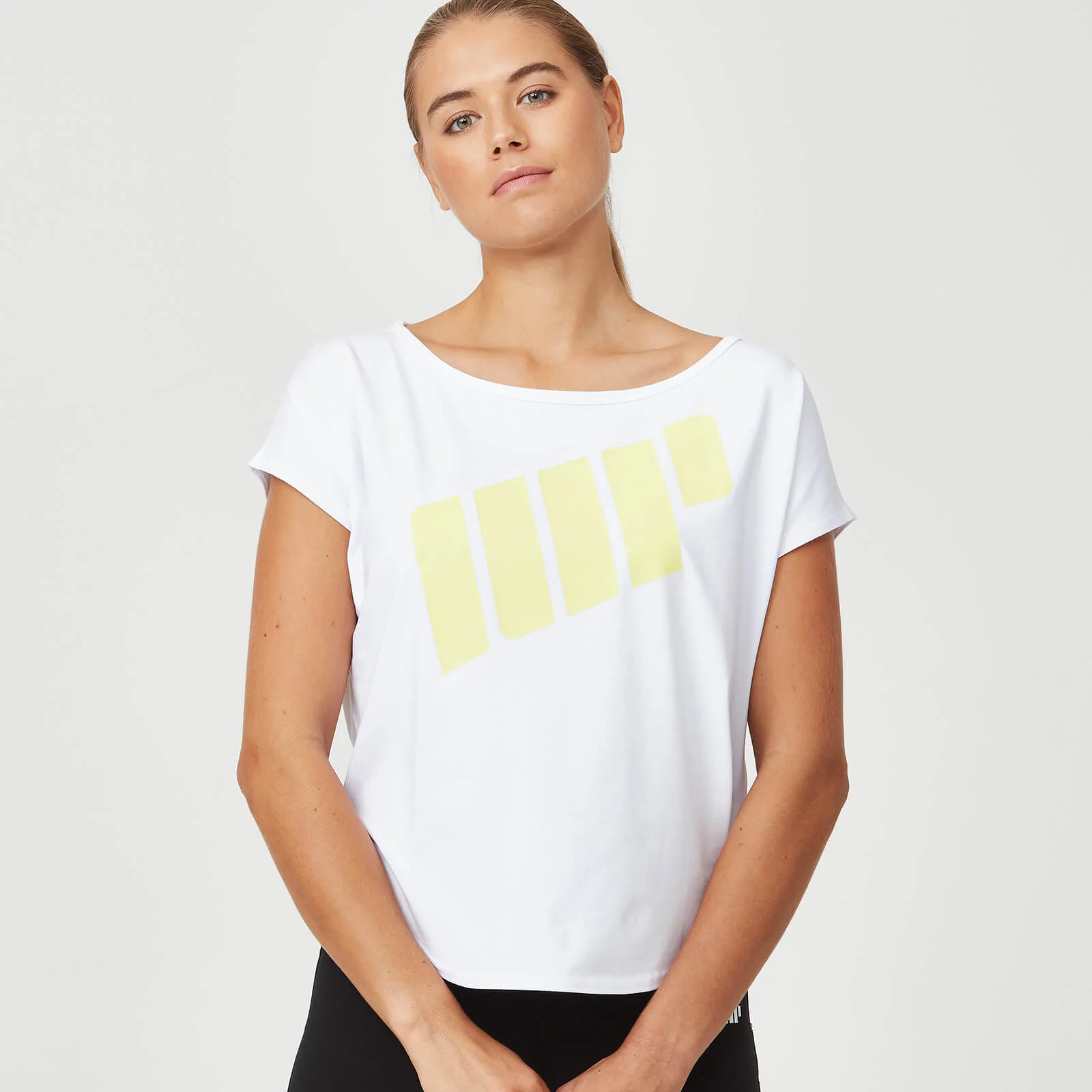 Logo Scoop T-Shirt - XS - White Image 1