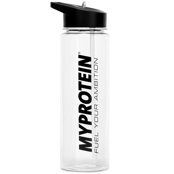 Straw Water Bottle - Black