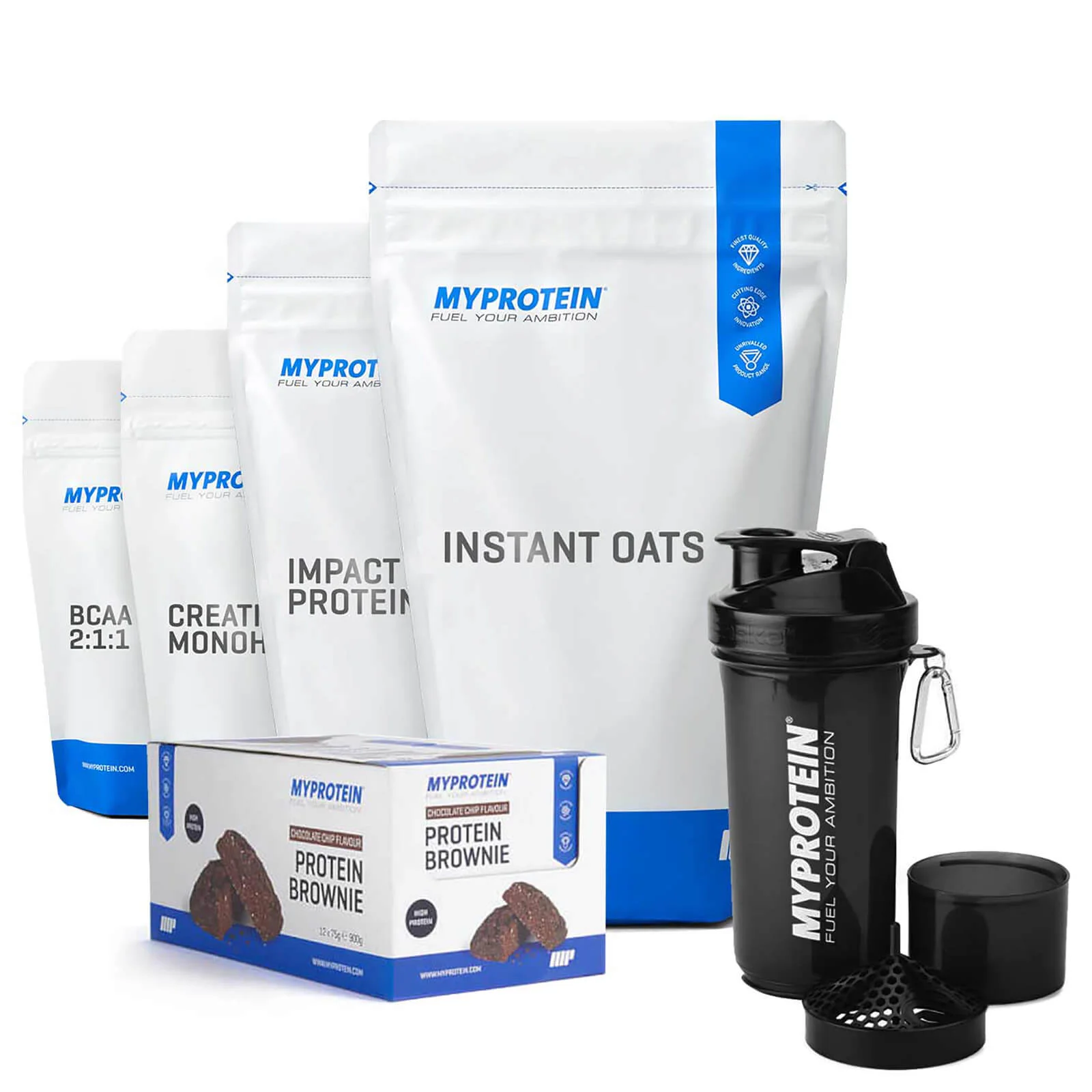 The Bulk-Up Bundle - Unflavored - Chocolate Smooth Image 1