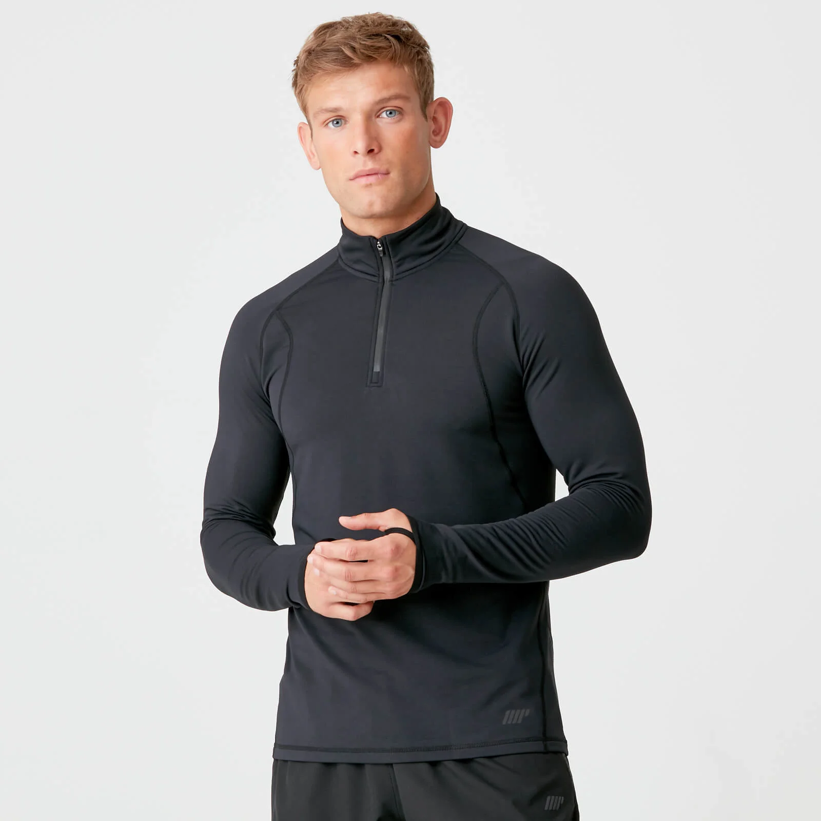 Boost Therma 1/4 Zip - Black - XS - Black Image 1