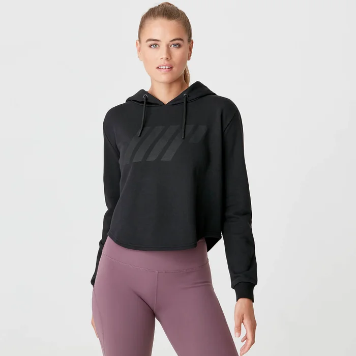 The Original Cropped Hoodie - Black