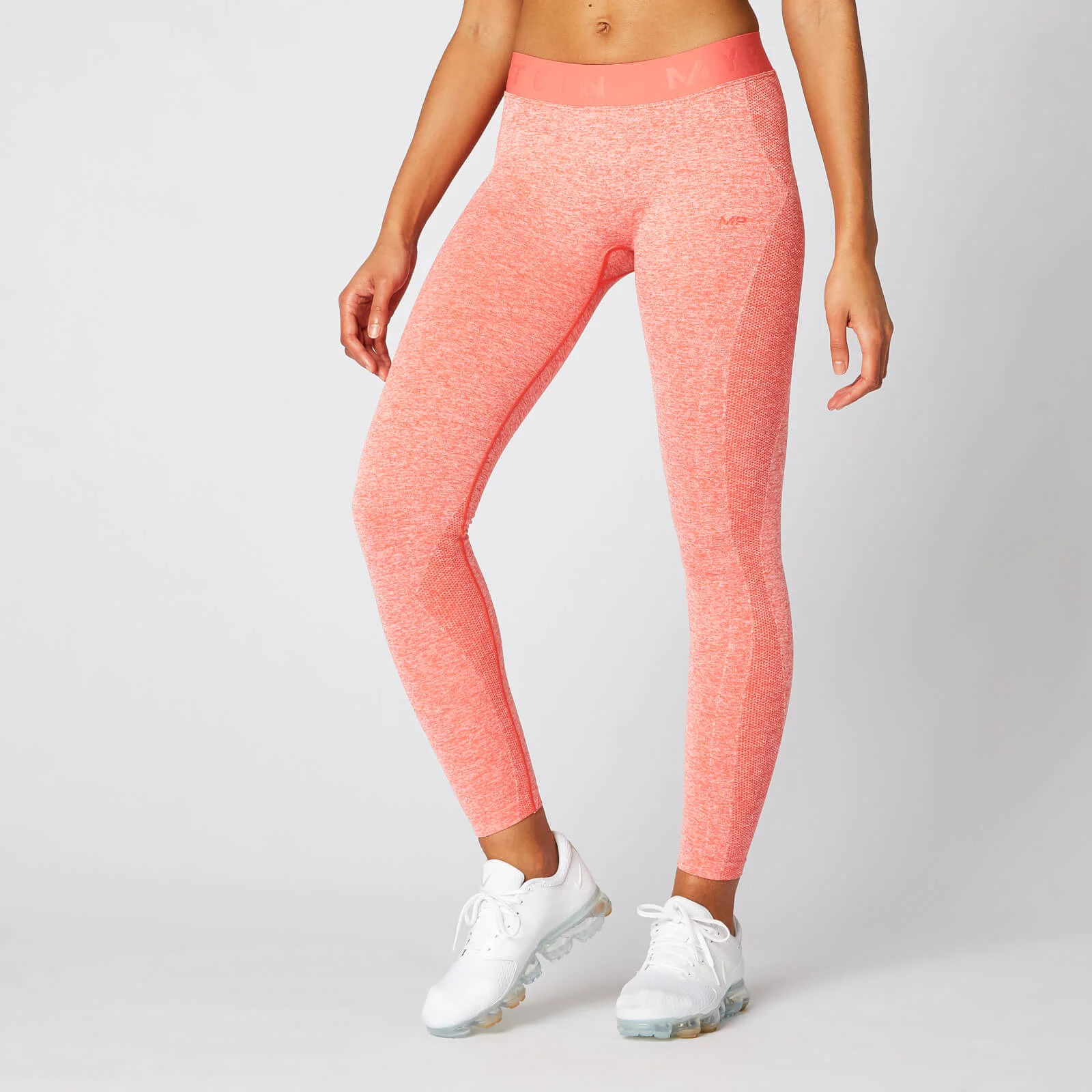 Inspire Seamless Leggings - Hot Coral - XS Image 1