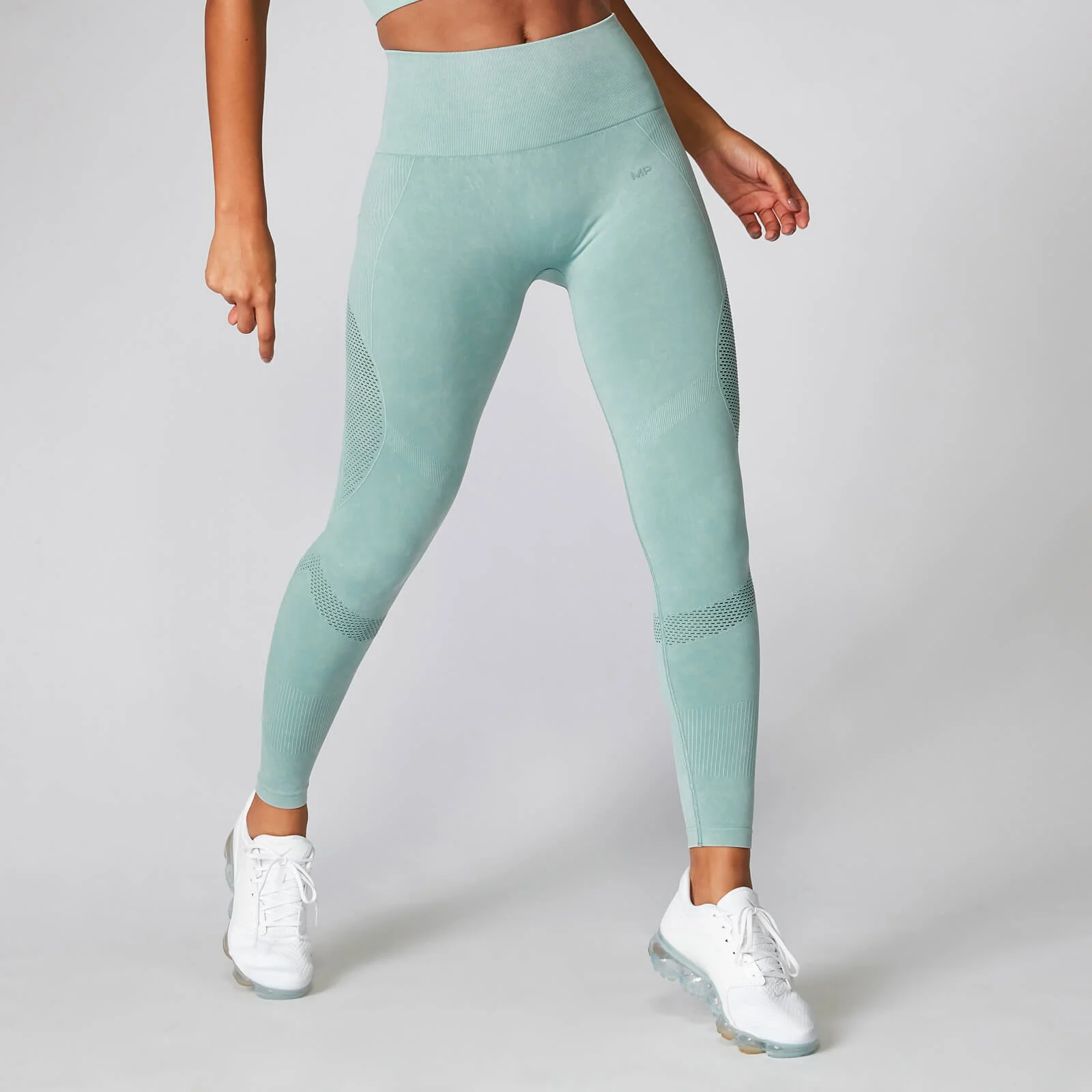 Acid Wash Leggings - Seafoam - XS Image 1