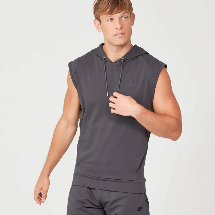 MP Men's Form Sleeveless Hoodie - Petrol Blue