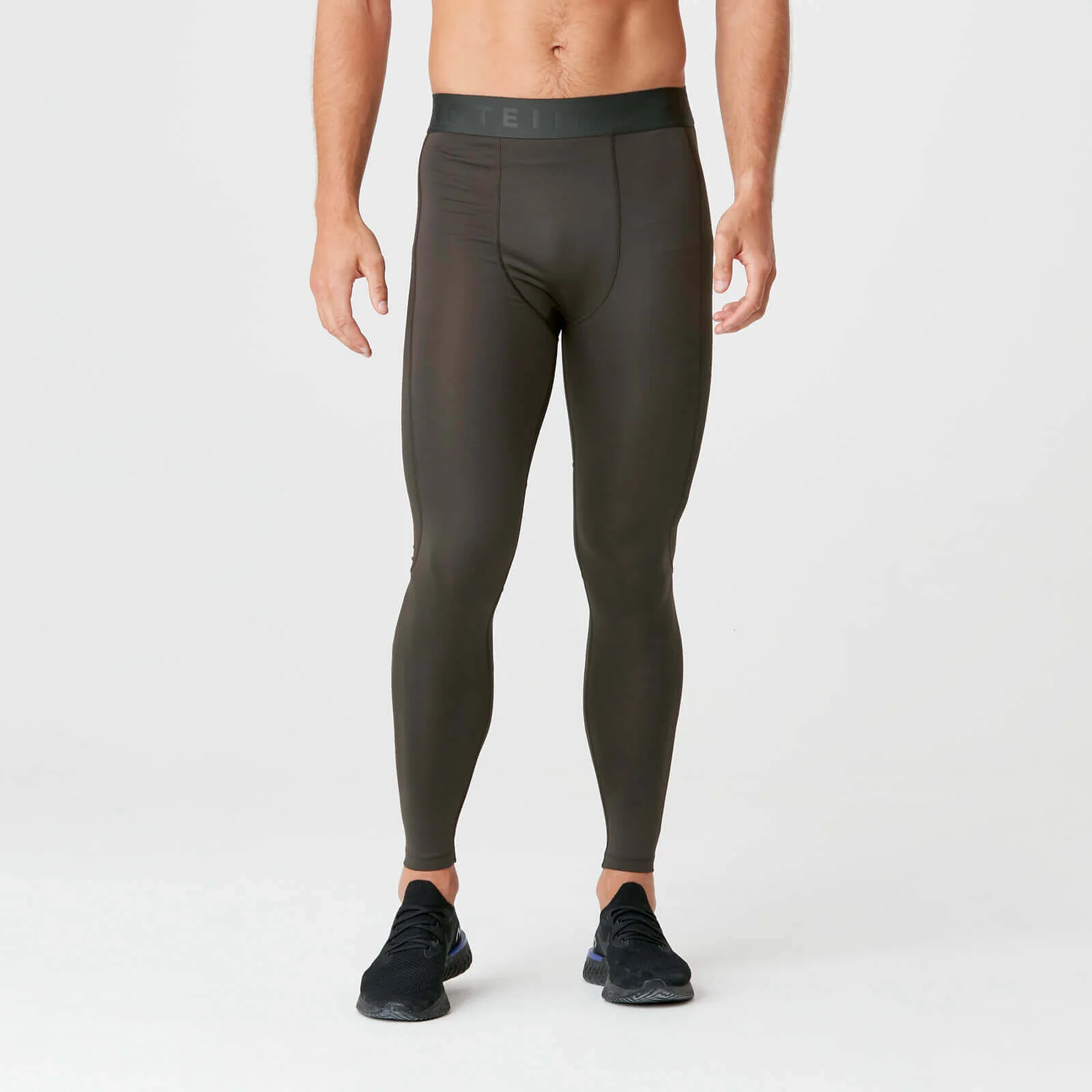 Charge Compression Tights - Dark Khaki - M Image 1