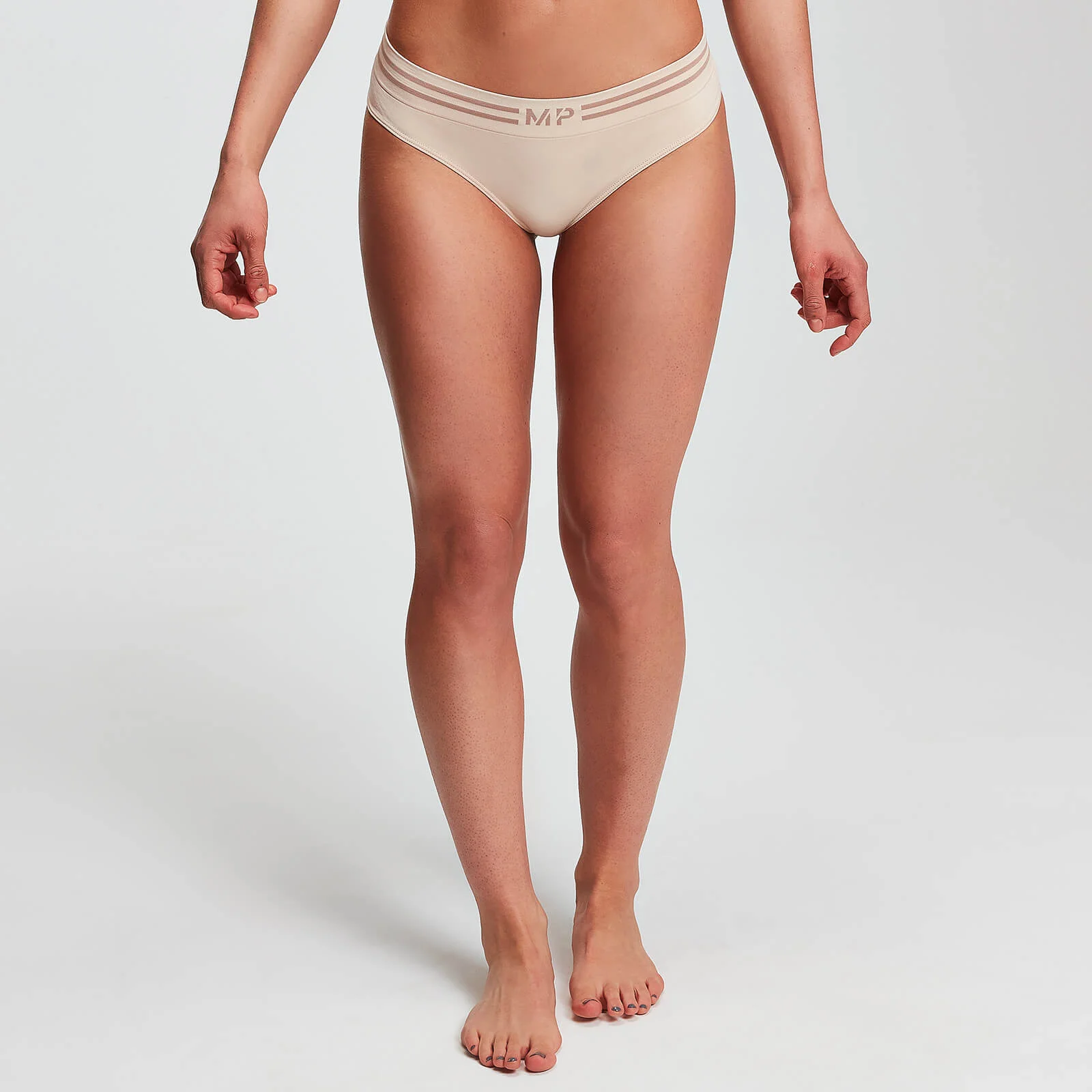 MP Women's Seamless Thong - Beige - L Image 1