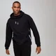 Logo Tape Hoodie - Black
