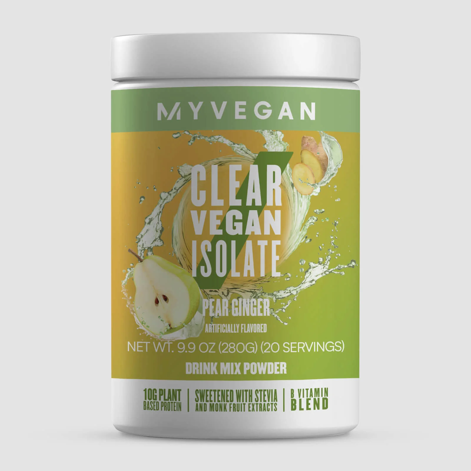 Clear Vegan Isolate - 0.6lb - Pear Ginger Image 1