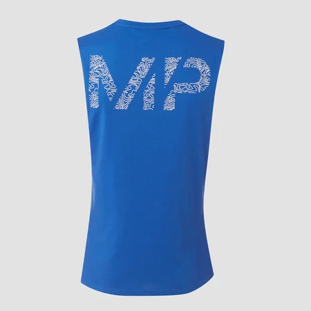 MP Men's Topograph Tank Top - Cobalt