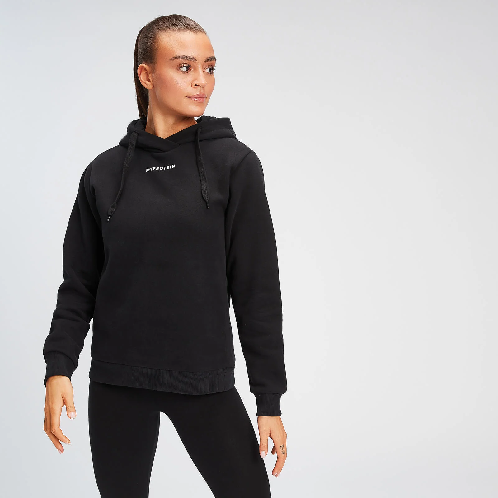MP Women's Fuel Your Ambition Print Hoodie - Black - XXS Image 1