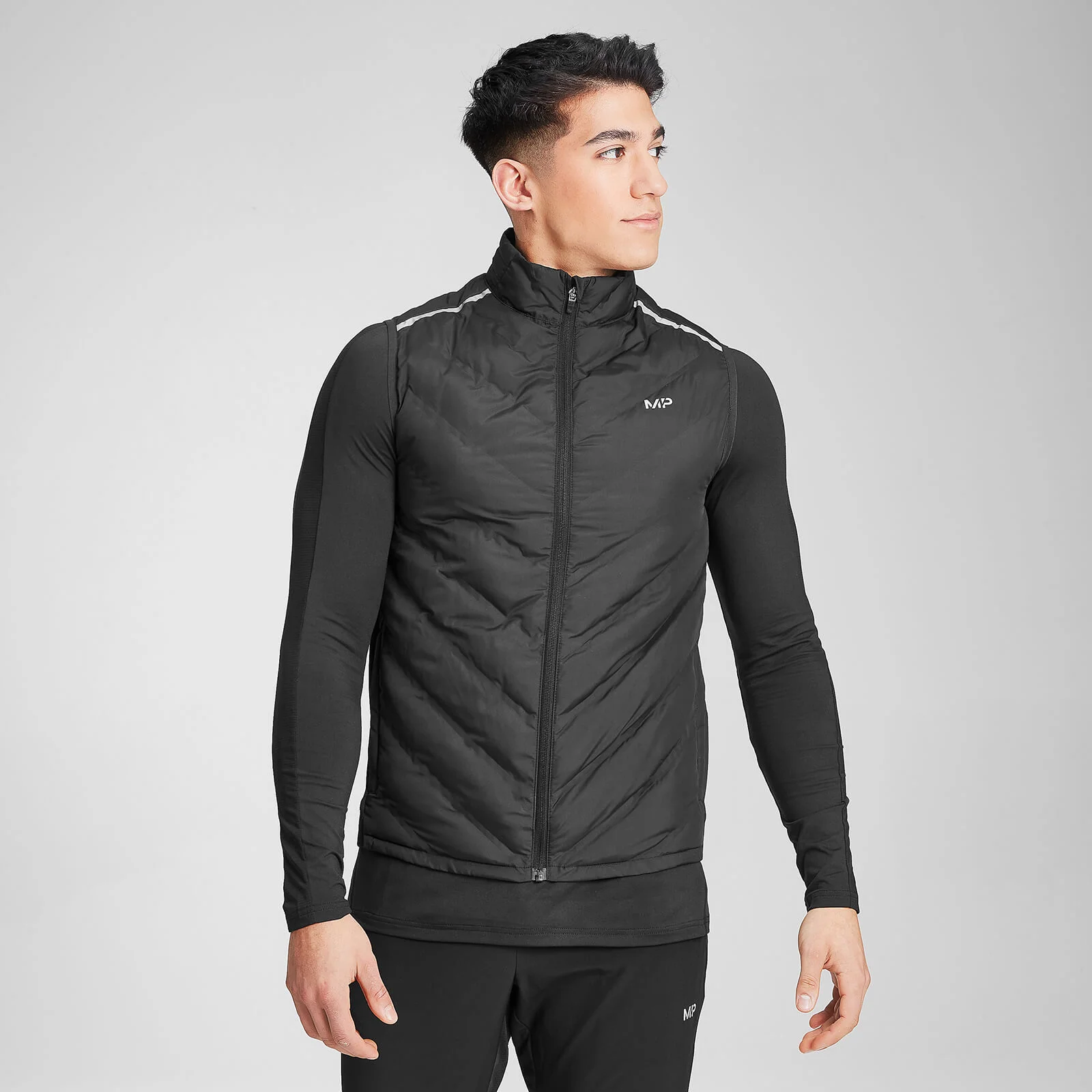 MP Men's Velocity Gilet- Black - XXS Image 1