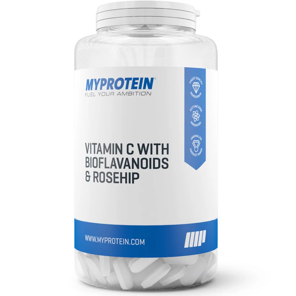 Vitamin C with Bioflavonoids & Rosehip - 180Capsules - Unflavored Image 1