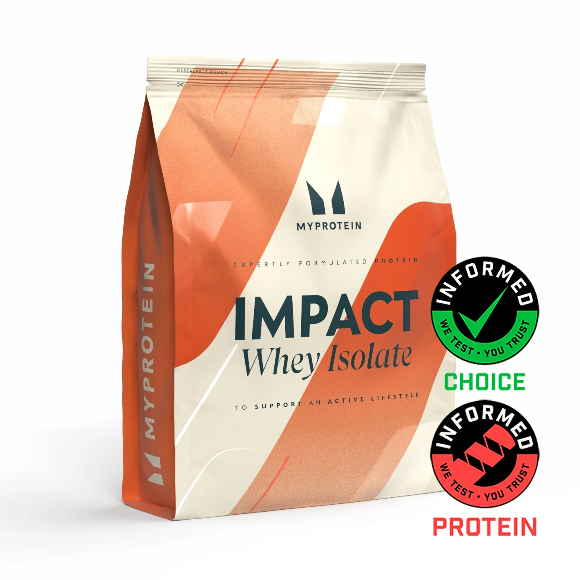 Impact Whey Isolate - 0.55lb - Strawberry Milkshake Image 1