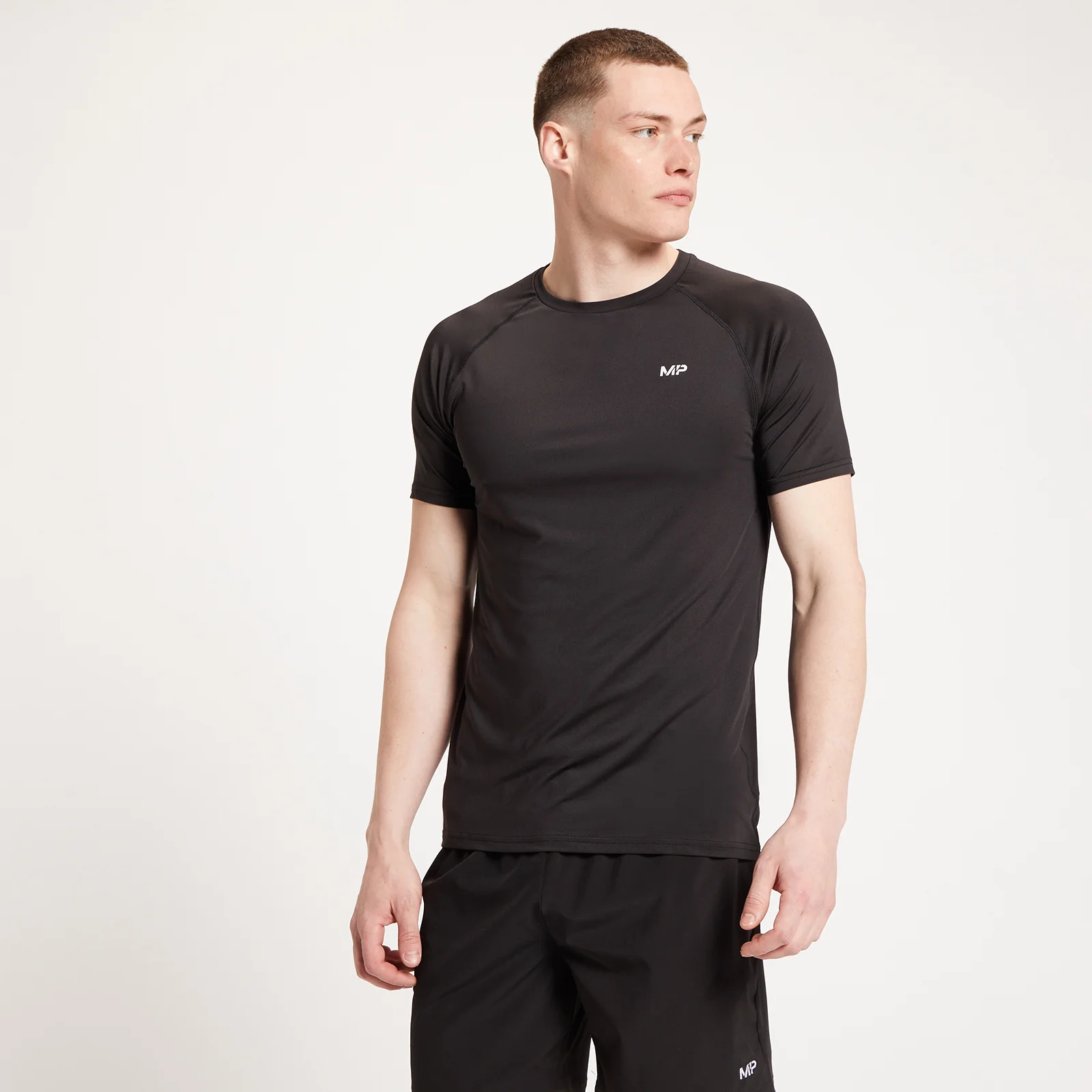 MP Men's Training Short Sleeve T-Shirt - Black - XXL Image 1