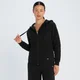 MP Women's Zip Through Hoodie - Black