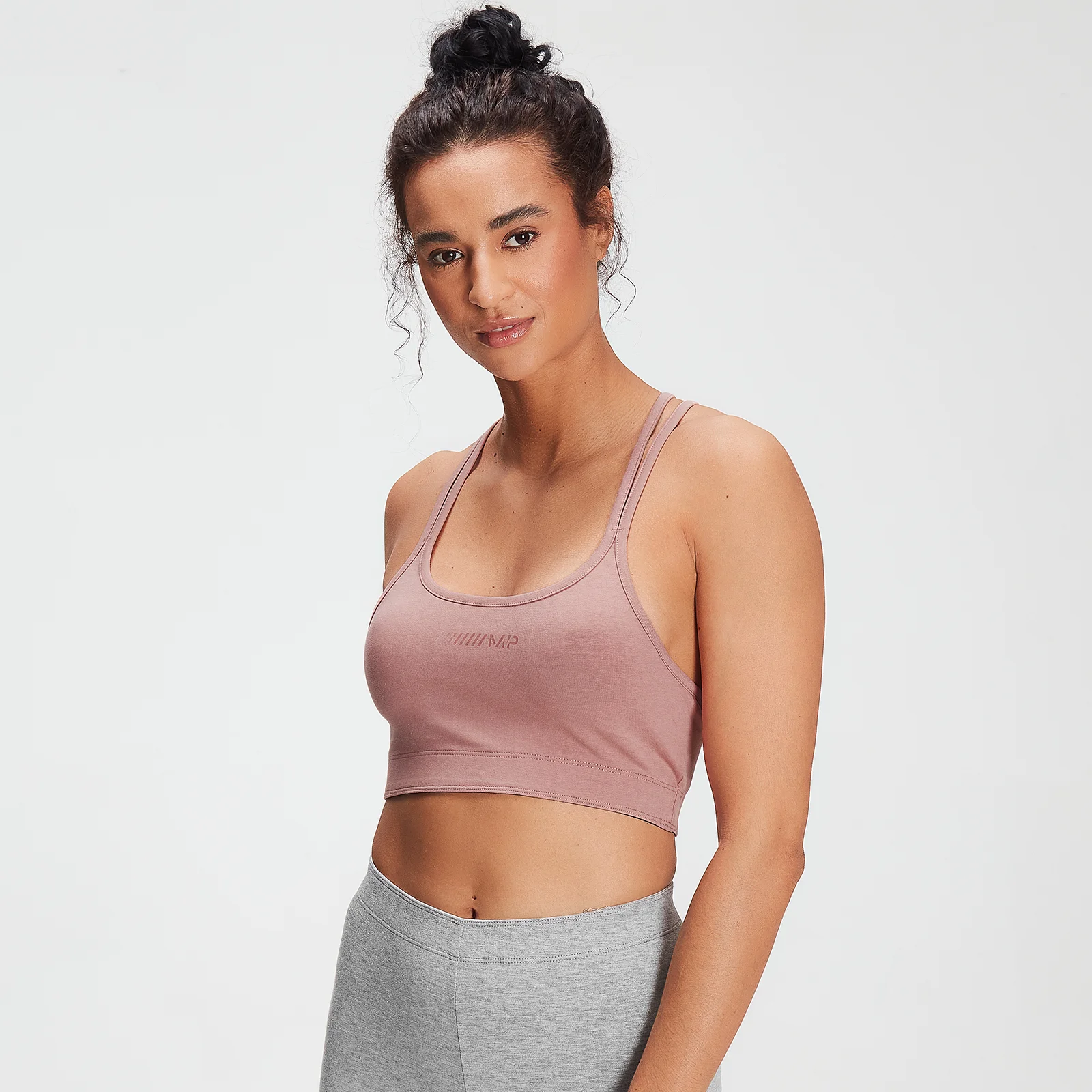 MP Women's Tonal Graphic Bra - Washed Pink - XXS Image 1