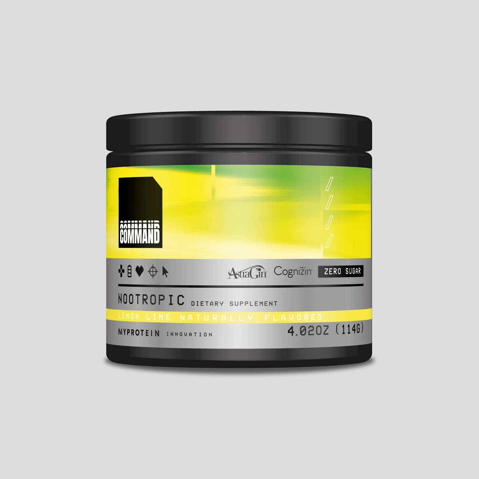 Command Nootropic Tub - 0.25lb - Lemon and Lime Image 1