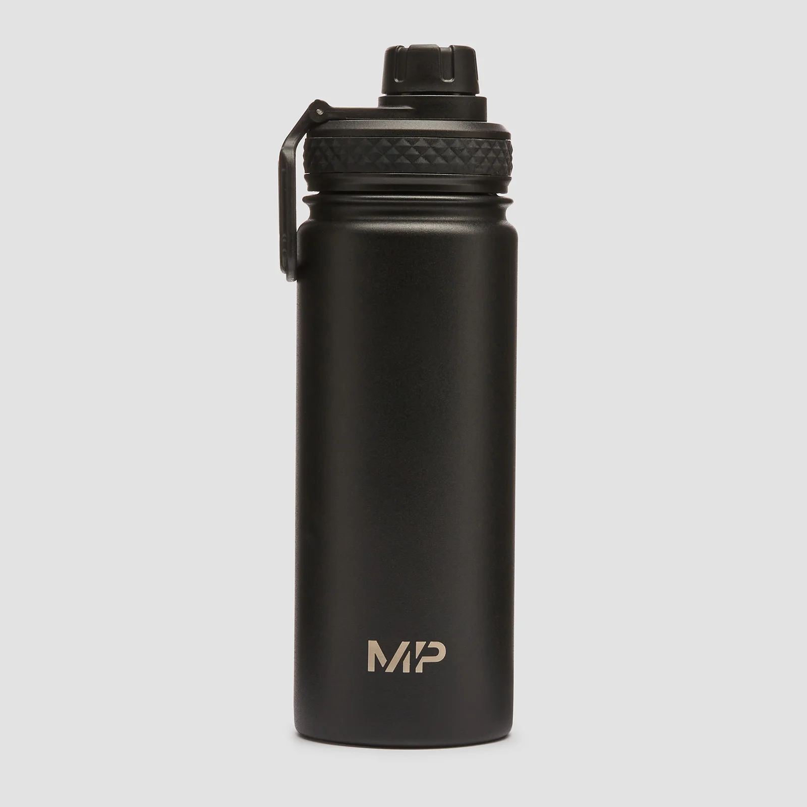 MP Medium Metal Water Bottle - Black - 500ml Image 1