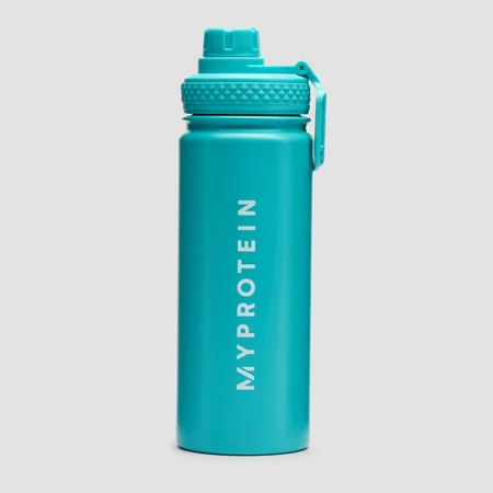 Myprotein Medium Metal Water Bottle - Blue - 500ml