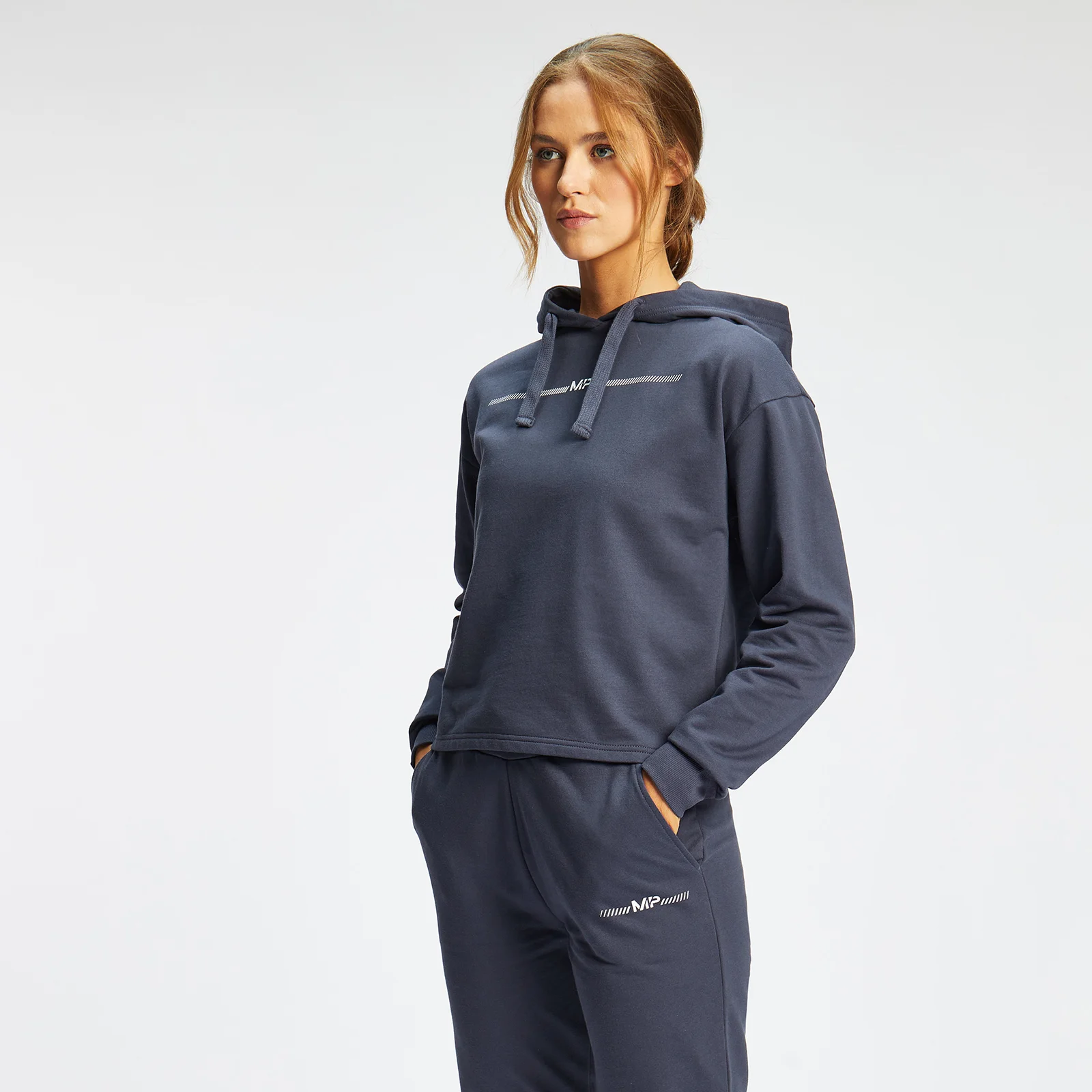 MP Women's Mini Mark Graphic Hoodie - Graphite - XXS Image 1