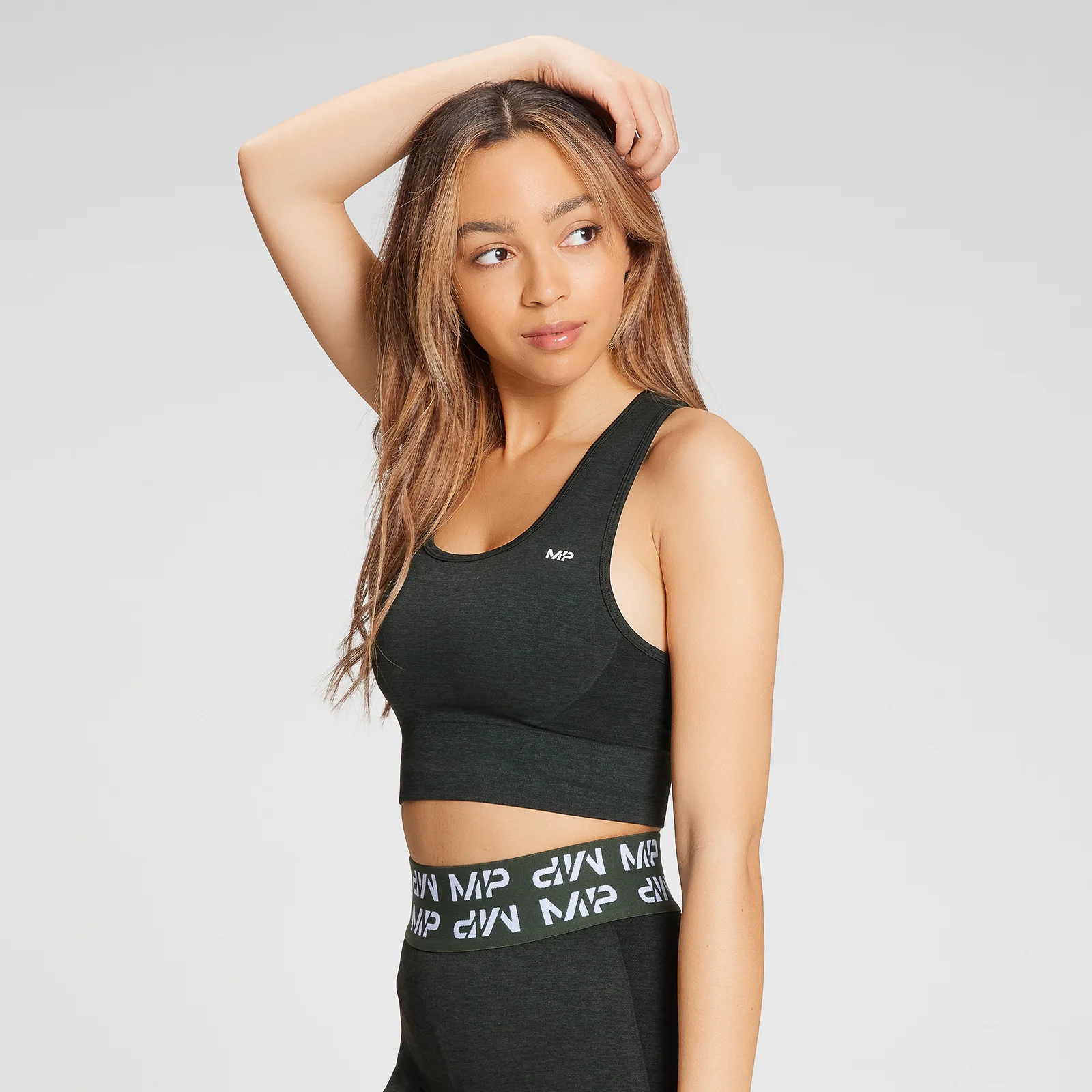 MP Women's Curve Sports Bra - Dark Vine Leaf - XXS Image 1