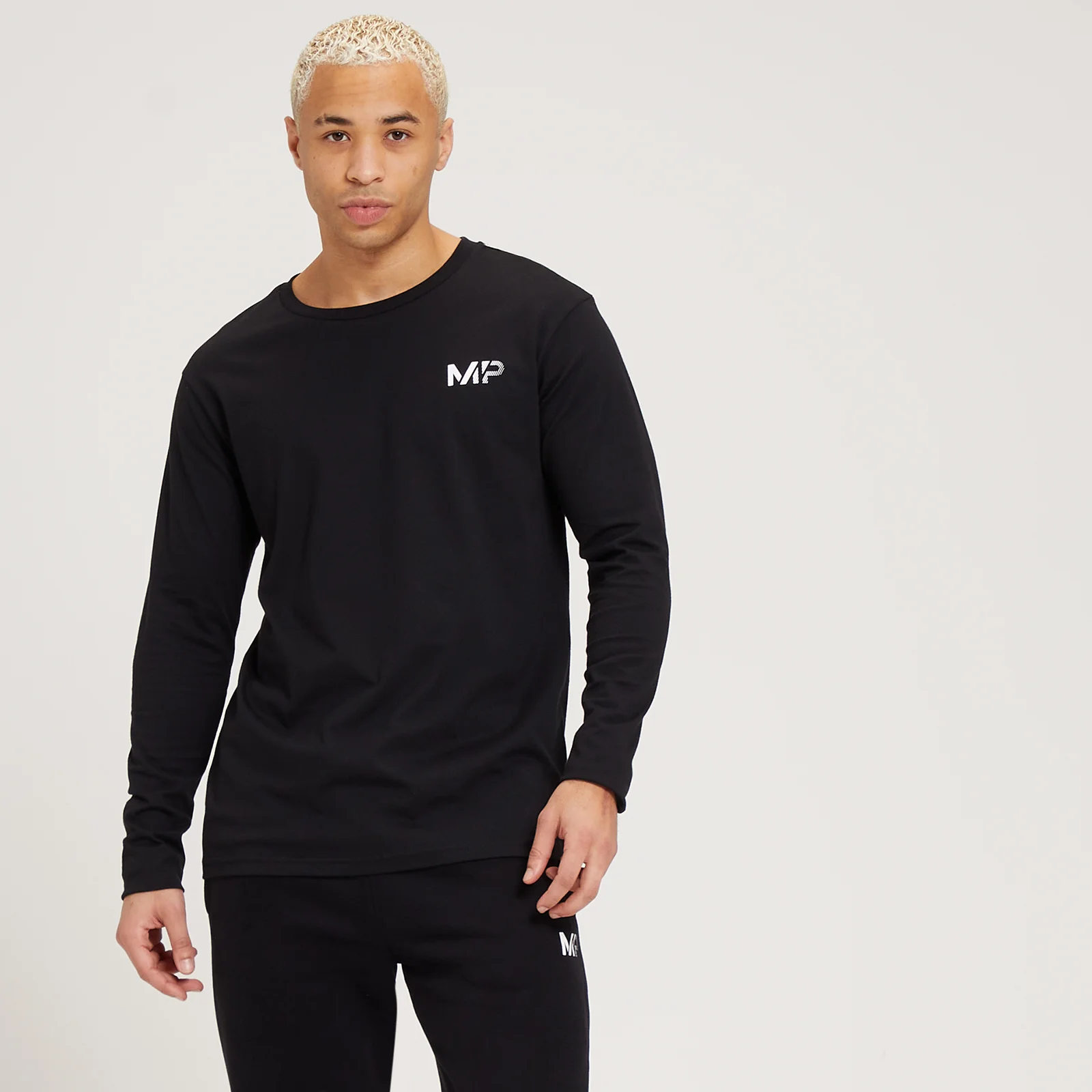 MP Men's Fade Graphic Long Sleeve T-Shirt - Black - XXS Image 1