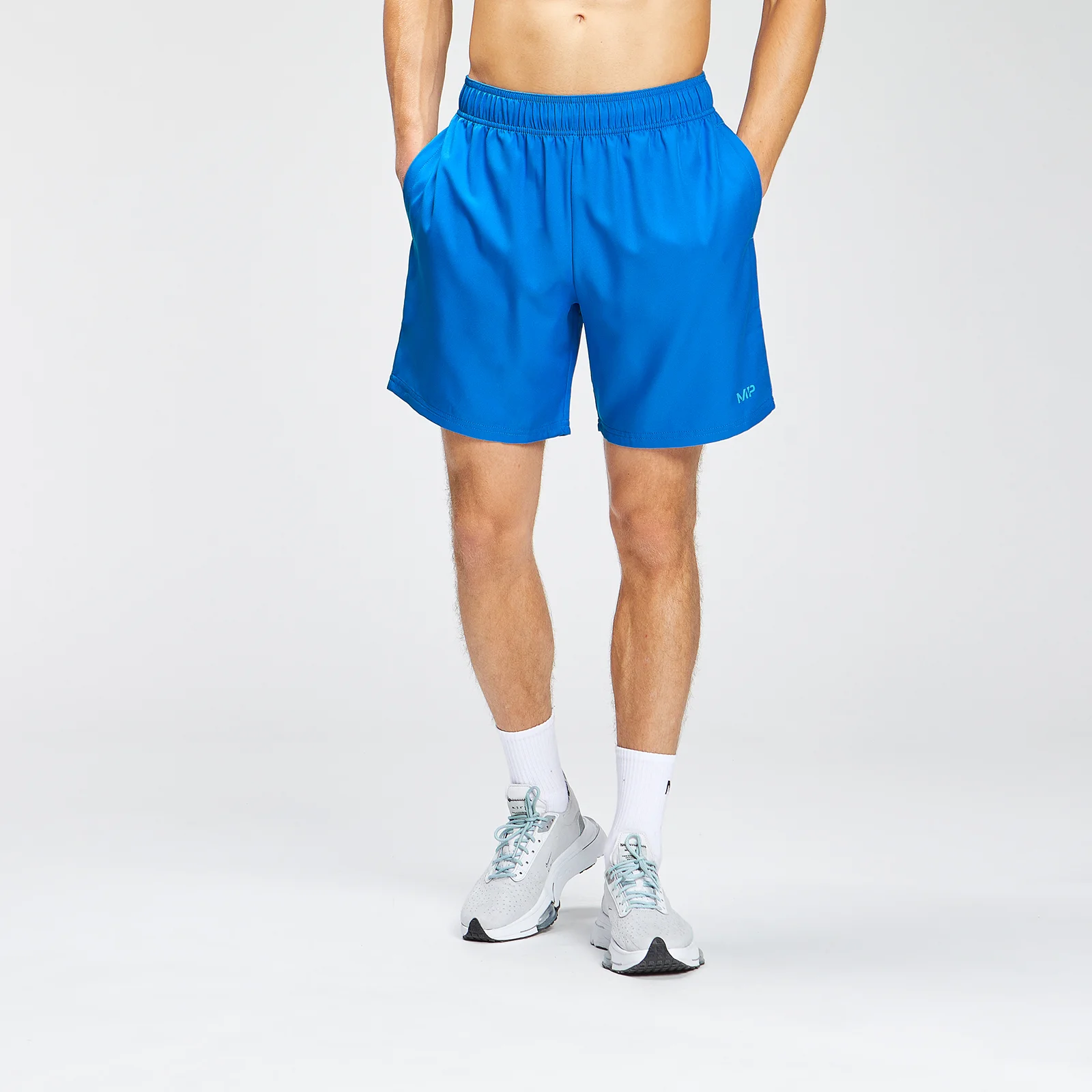 MP Men's Repeat Graphic Training Shorts - True Blue - M Image 1