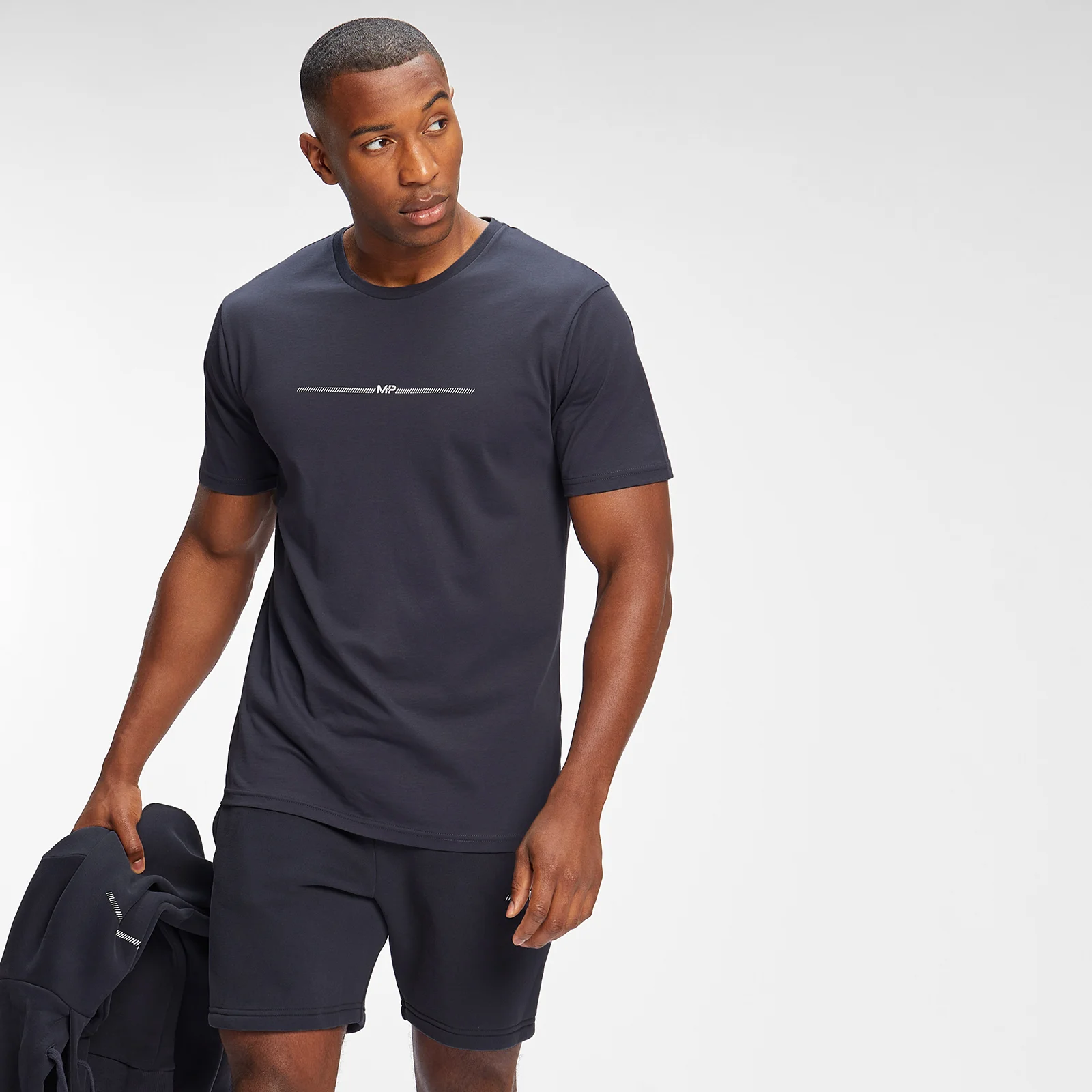 MP Men's Mini Mark Graphic Short Sleeve T-Shirt - Graphite - XXS Image 1
