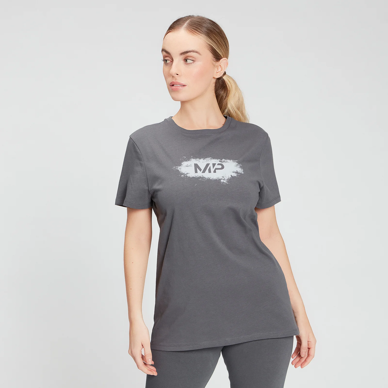 MP Women's Chalk Graphic T-Shirt - Carbon - XXS Image 1