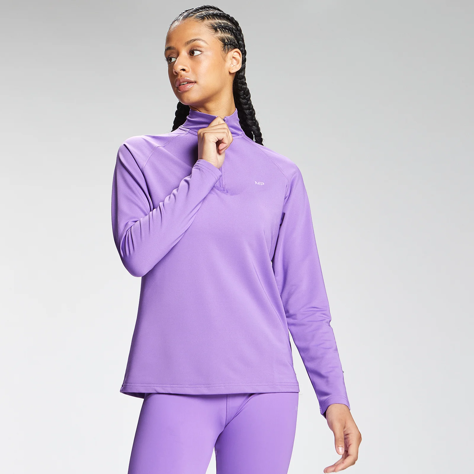 MP Women's Repeat MP Training 1/4 Zip - Deep Lilac - XXS Image 1