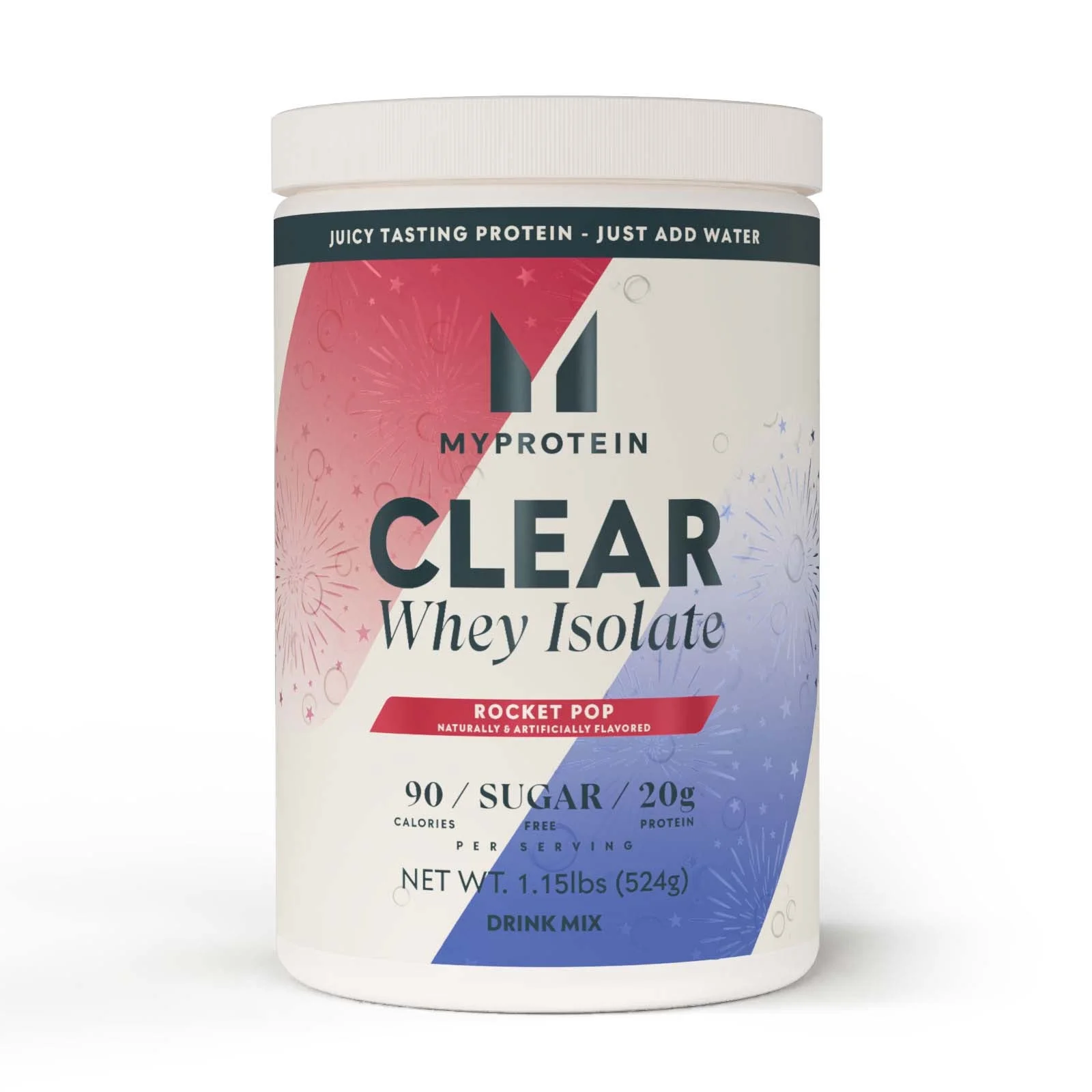 Clear Whey Isolate - 1.1lb - 20servings - Rocket Pop Image 1