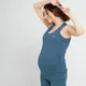 MP Women's Power Maternity Vest - Dust Blue