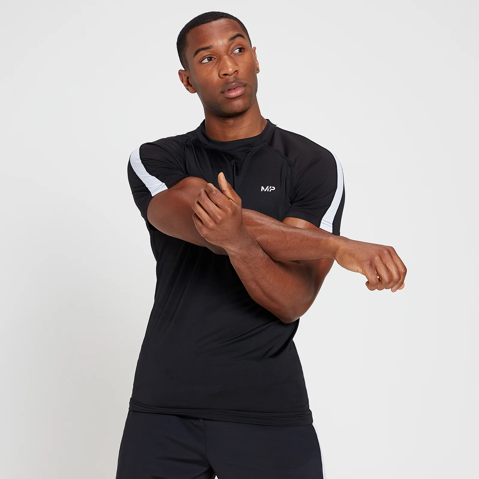 MP Men's Tempo Short Sleeve T-Shirt - Black - XS Image 1