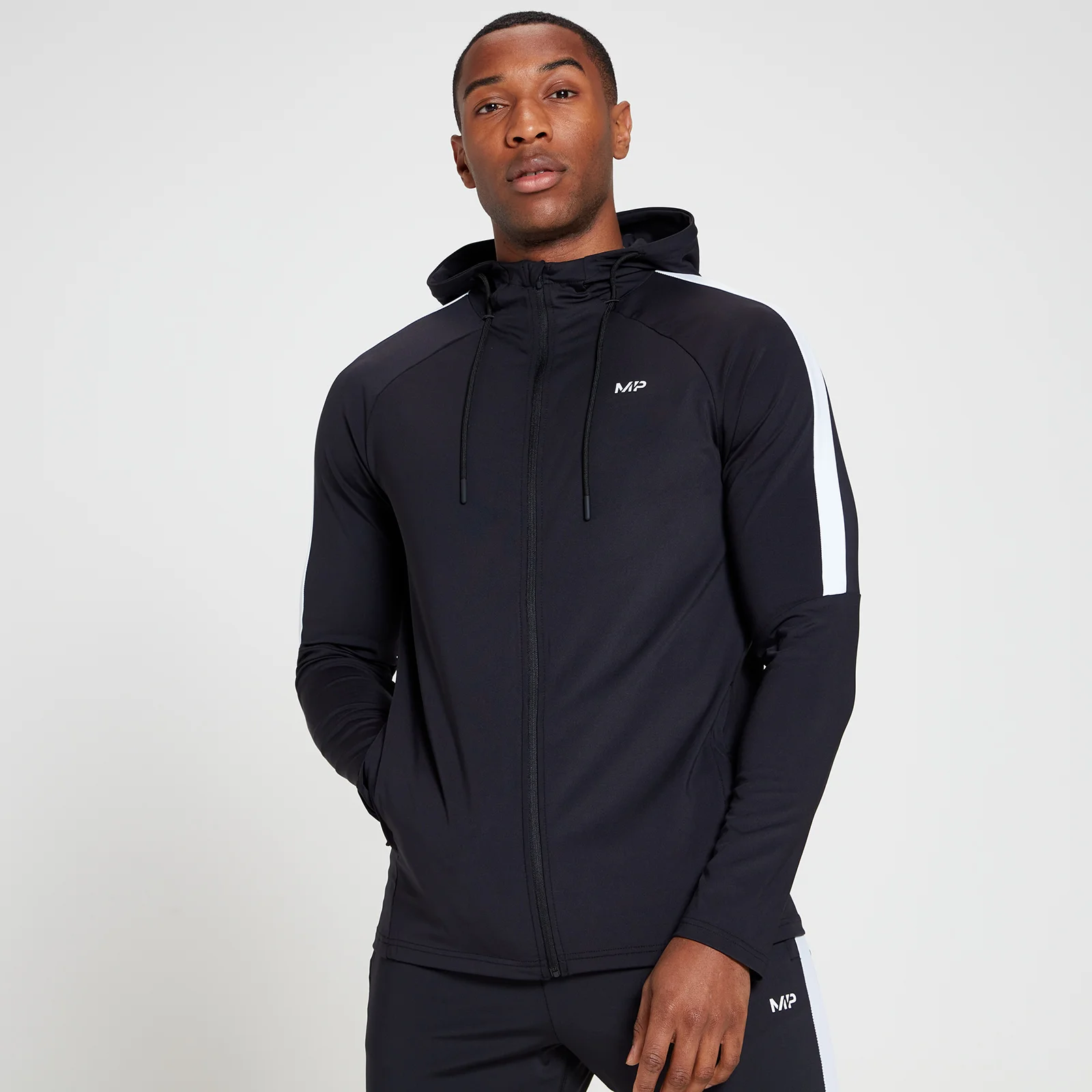 MP Men's Tempo Zip Up Hoodie - Black - XXS Image 1