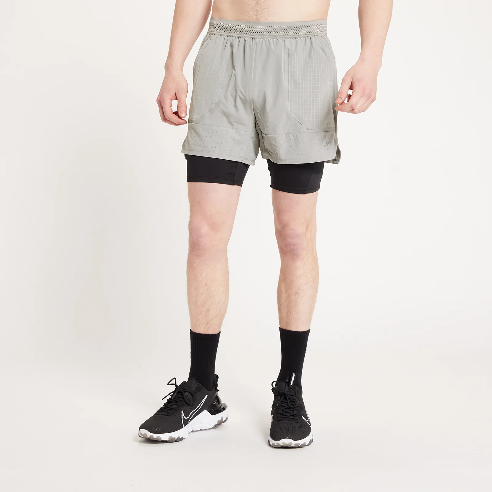 MP Men's Tempo Ultra 2 In 1 Shorts - Storm - XXS Image 1