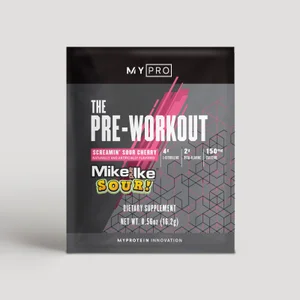 THE Pre-Workout MIKE AND IKE® Samples - Flavour Screamin' Sour Cherry