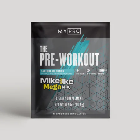 THE Pre-Workout MIKE AND IKE® Samples - 0.55Oz - Caribbean Punch