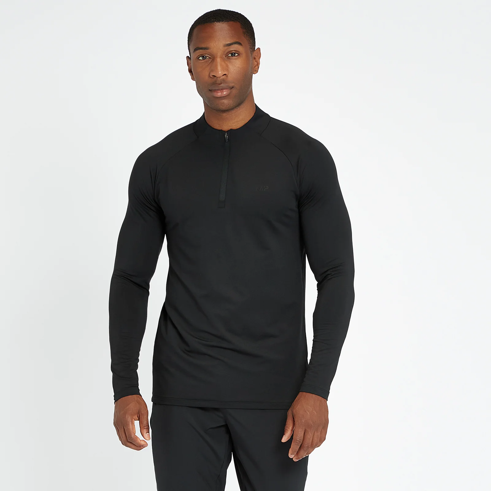 MP Men's Training Ultra 1/4 Zip Top - Black - XXS Image 1