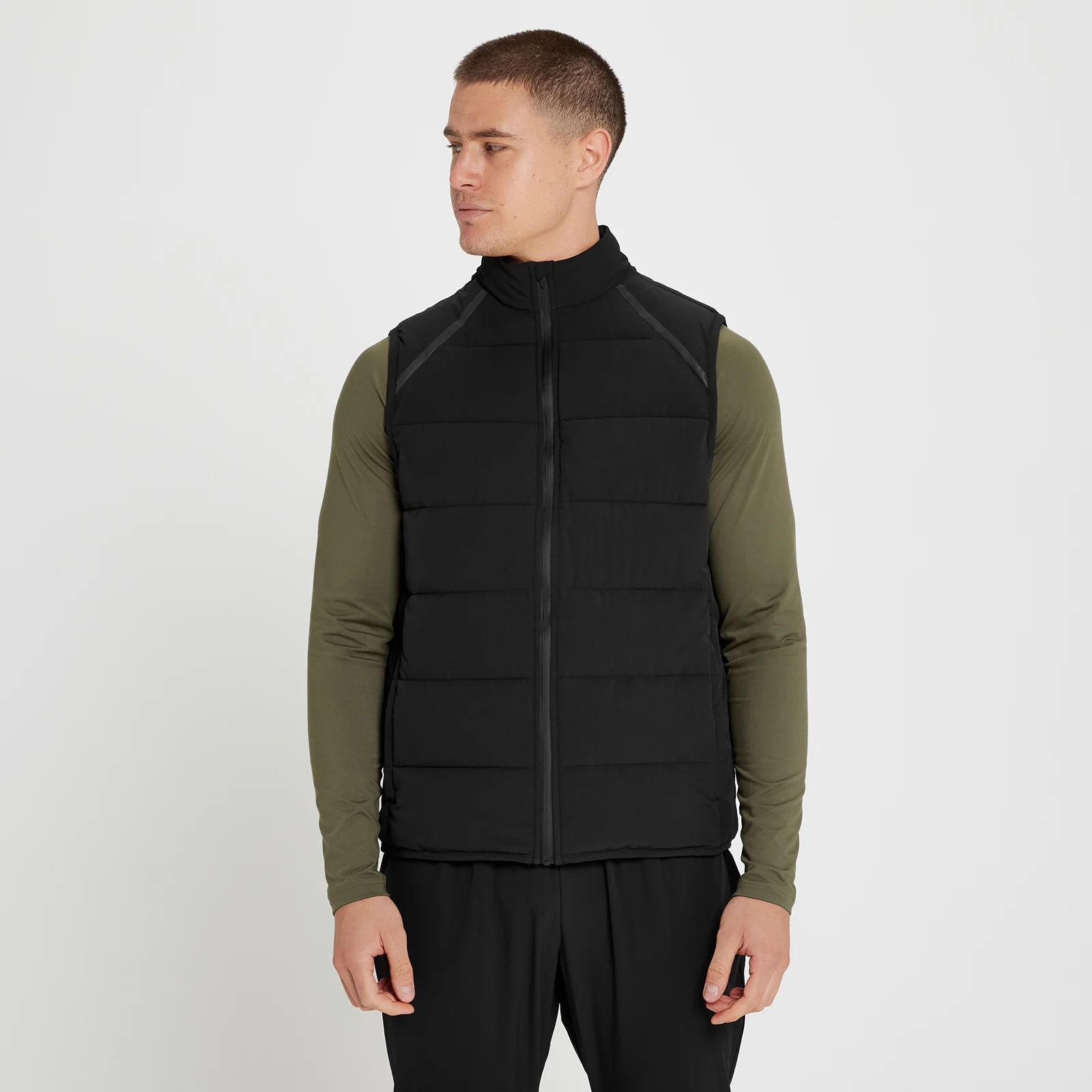 MP Men's Velocity Ultra Padded Gilet - Black - XXS Image 1