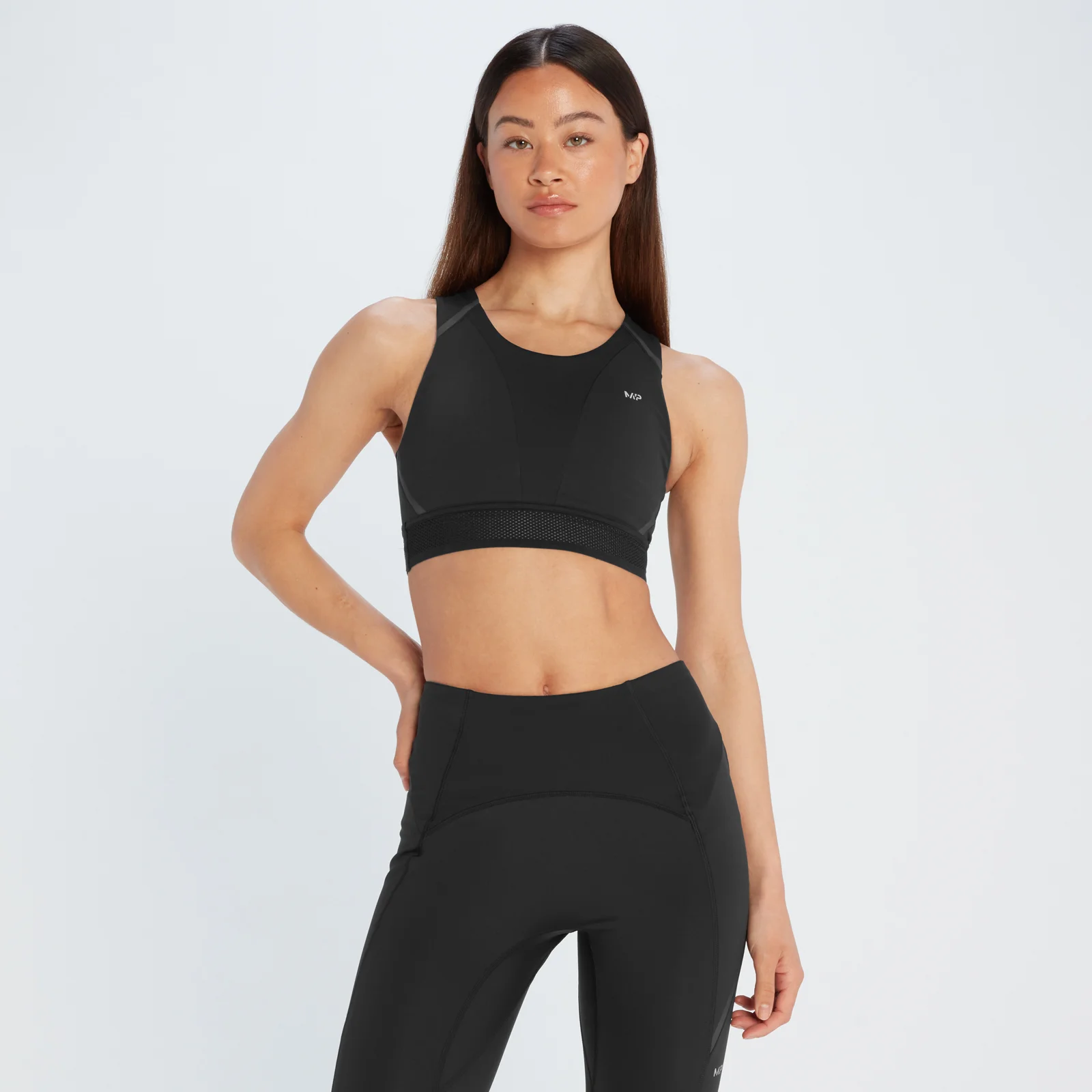 MP Women's Velocity Ultra Reflective Sports Bra - Black - XS Image 1