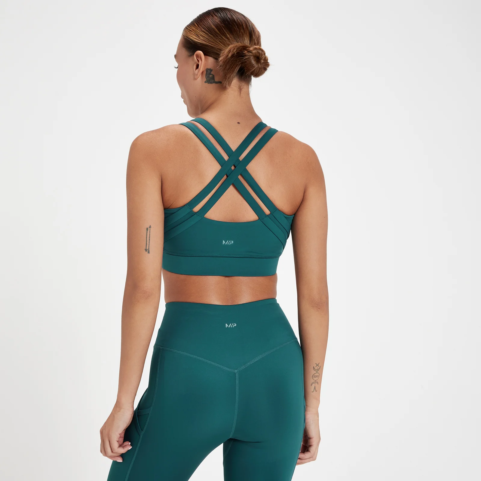 MP Women's Tempo Sports Bra - Deep Marine Blue - XXS Image 1