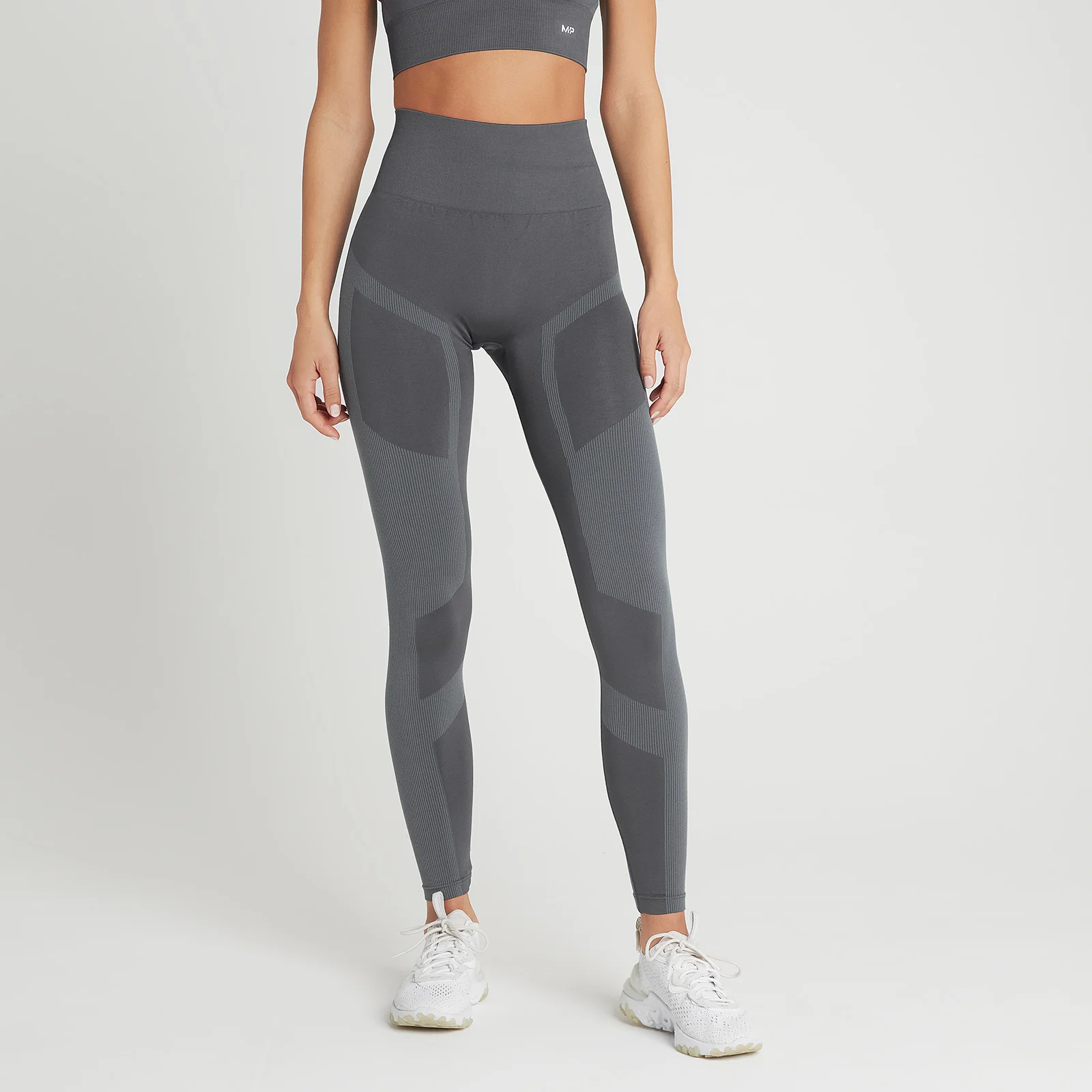 MP Women's Impact Scrunch Seamless Leggings - Graphite - XXS Image 1