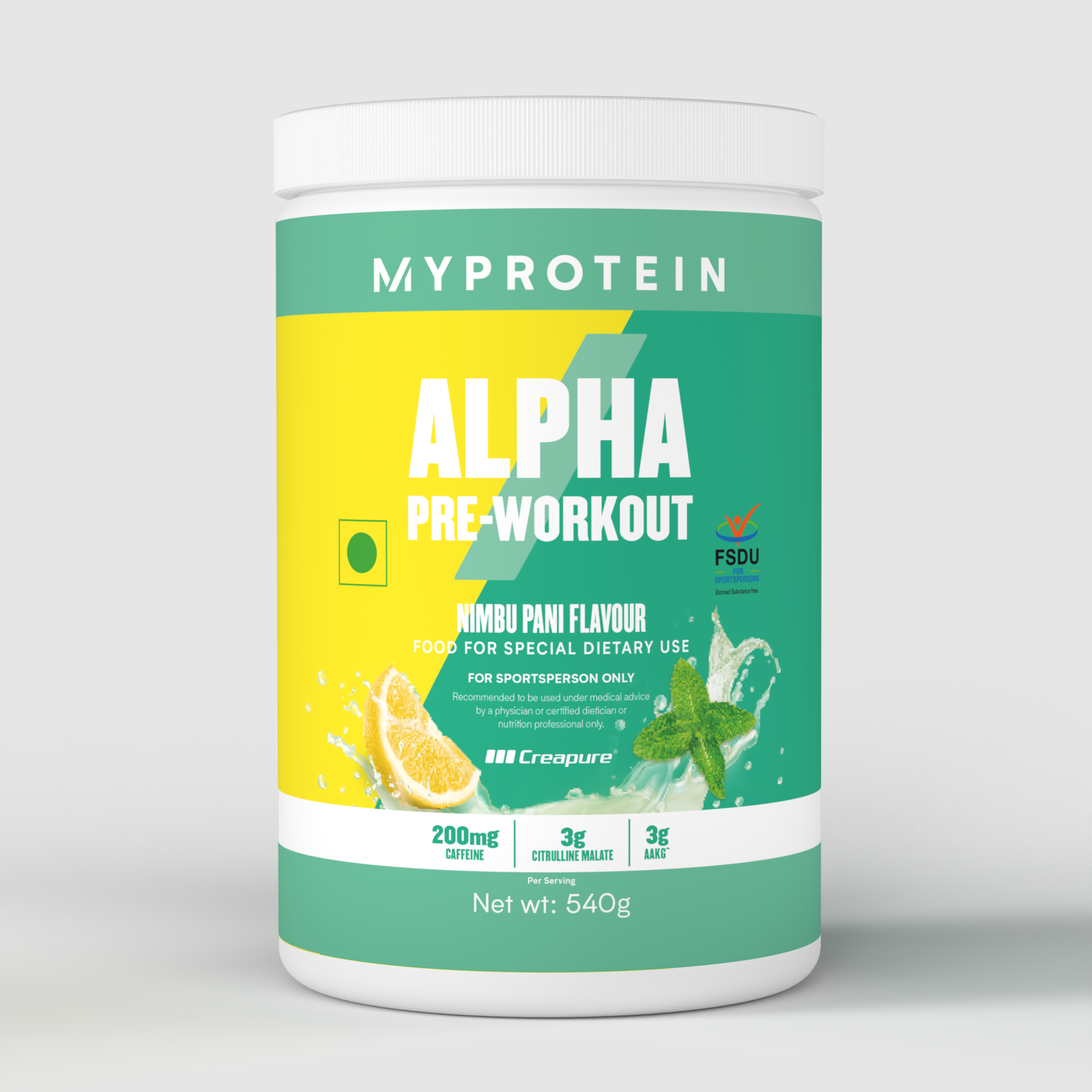 Alpha Pre-Workout - 600g - Orange & Mango - Stim Free Image 1