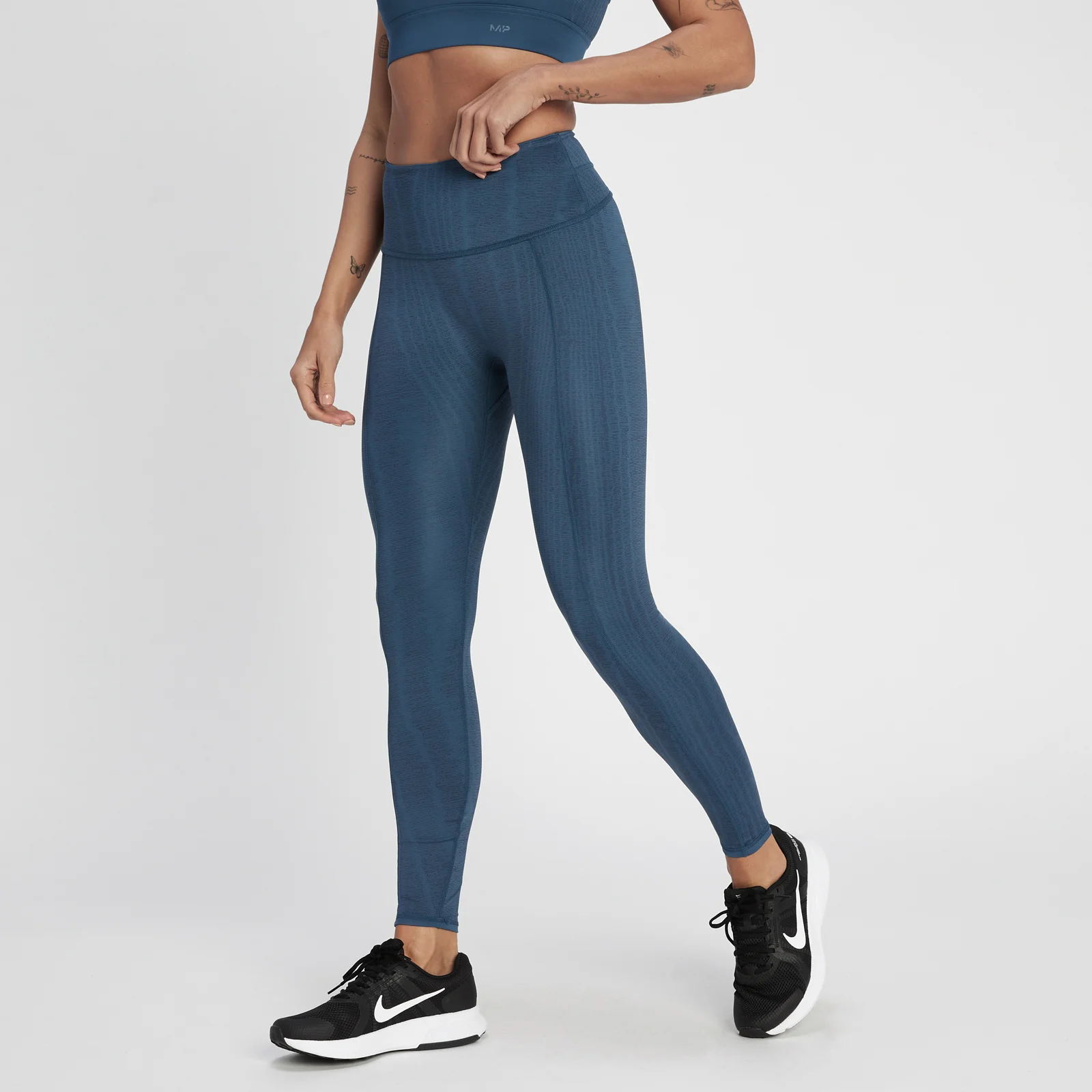 MP Women's Tempo Reversible Leggings - Deep Slate - XS Image 1